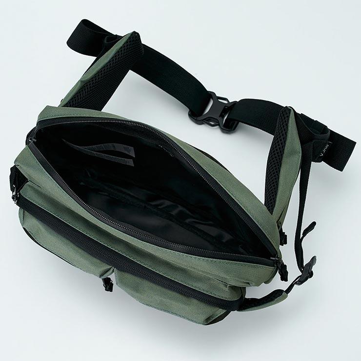 RVCA ルーカ ショルダーバッグ ボディバッグ ウエストバッグ WAISTPACK DELUXE BG041984 SLE 26SP 日本代理店正規品の画像
