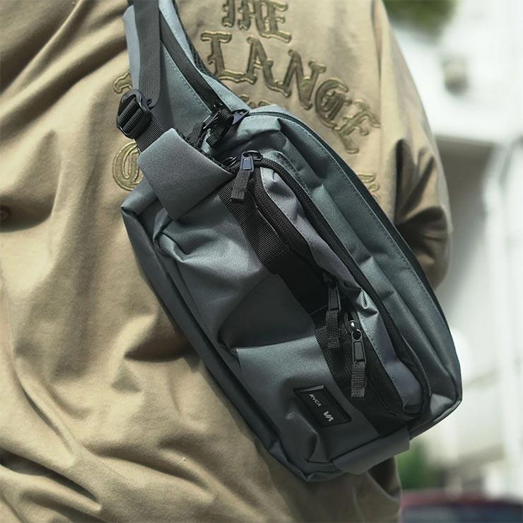 RVCA ルーカ ショルダーバッグ ボディバッグ ウエストバッグ WAISTPACK DELUXE BG041984 SLE 26SP 日本代理店正規品の画像