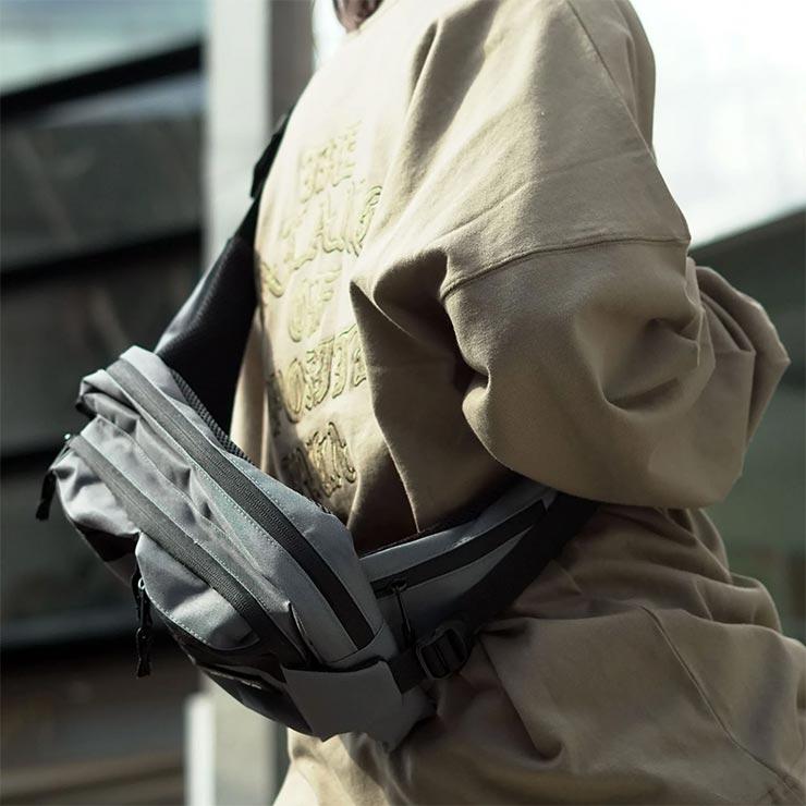 RVCA ルーカ ショルダーバッグ ボディバッグ ウエストバッグ WAISTPACK DELUXE BG041984 SLE 26SP 日本代理店正規品の画像