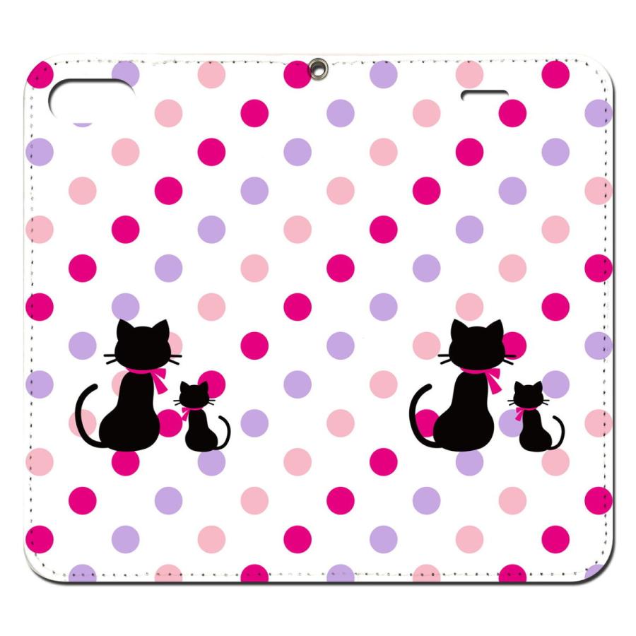 56 Off Iphone 手帳型ケース 親子猫ドット キュート Se2 11 X 8 他各機種対応 フラップなし スタンド クロネコ 足跡 ドット St47 Originaljustturkey Com