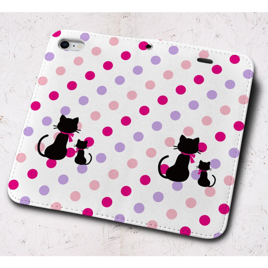 56 Off Iphone 手帳型ケース 親子猫ドット キュート Se2 11 X 8 他各機種対応 フラップなし スタンド クロネコ 足跡 ドット St47 Originaljustturkey Com