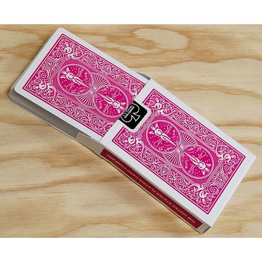 バイスクル：ピンク（ポーカーサイズ）/Cards Bicycle Fuchsia Back