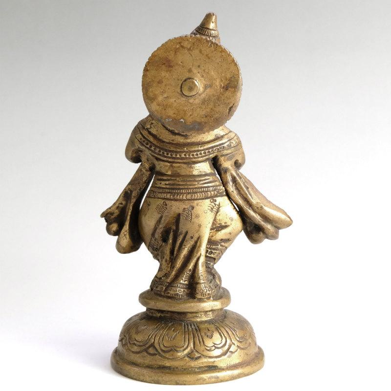 ヒンドゥー教神様　真鍮製ガネーシャ