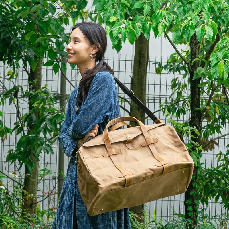 シャスタ ワックスコットン2WAYダッフルバッグ シャスタ | ワックス 