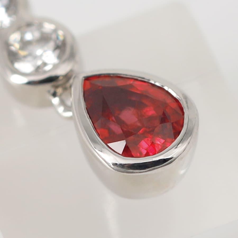 【正規販売店】 非加熱ピジョンブラッドルビー ピアス /c0301rp 【BC1879211635】(66550円)