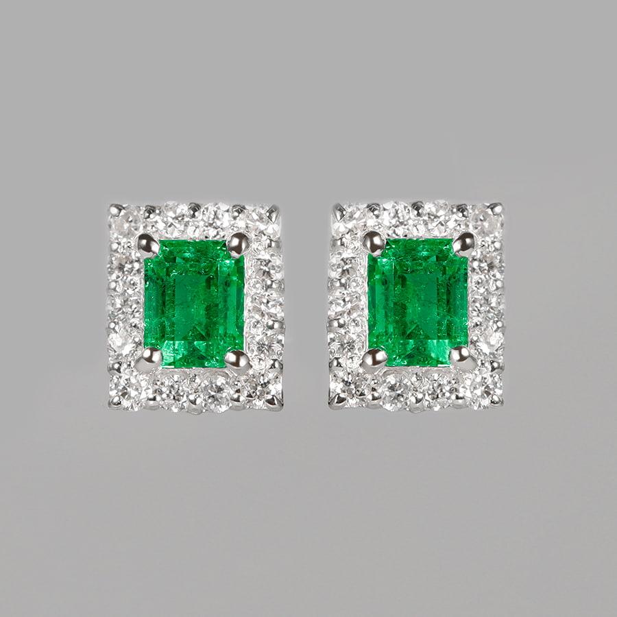 エメラルド ピアス /c0280emの画像