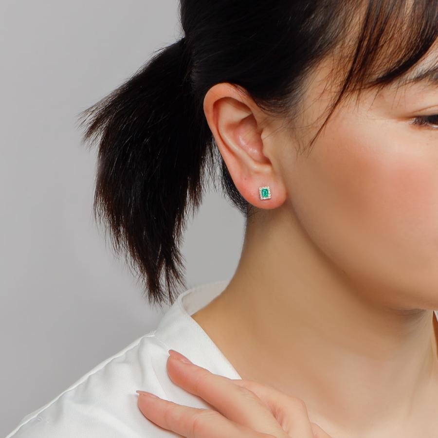 エメラルド ピアス /c0280emの画像