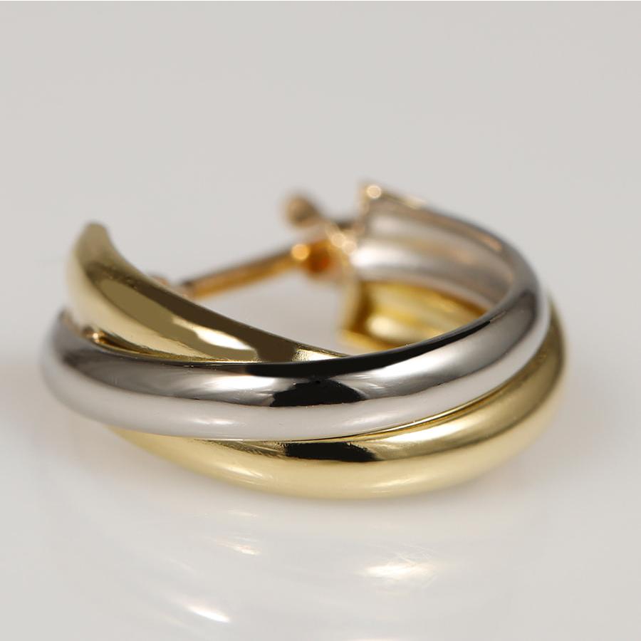コンビ・スリーカラー フープピアス medium /a0561mtの画像