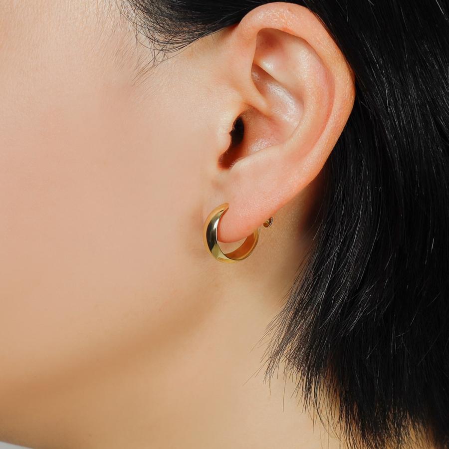 月甲 フーイヤリング large /a0598mteg 楽天市場】フープ ピアス 