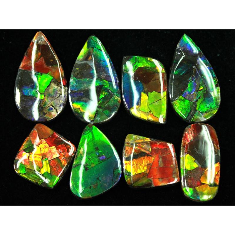 本日価格！！ 【USAツーソンミネラルショー商品】超激レア！虹色に輝くイリデッセンス★アンモナイト化石宝石★7000万年の奇跡★カナダ産/宝石ルース（裸石）/アンモライト（A 【ZYX7801194565】(27627円)