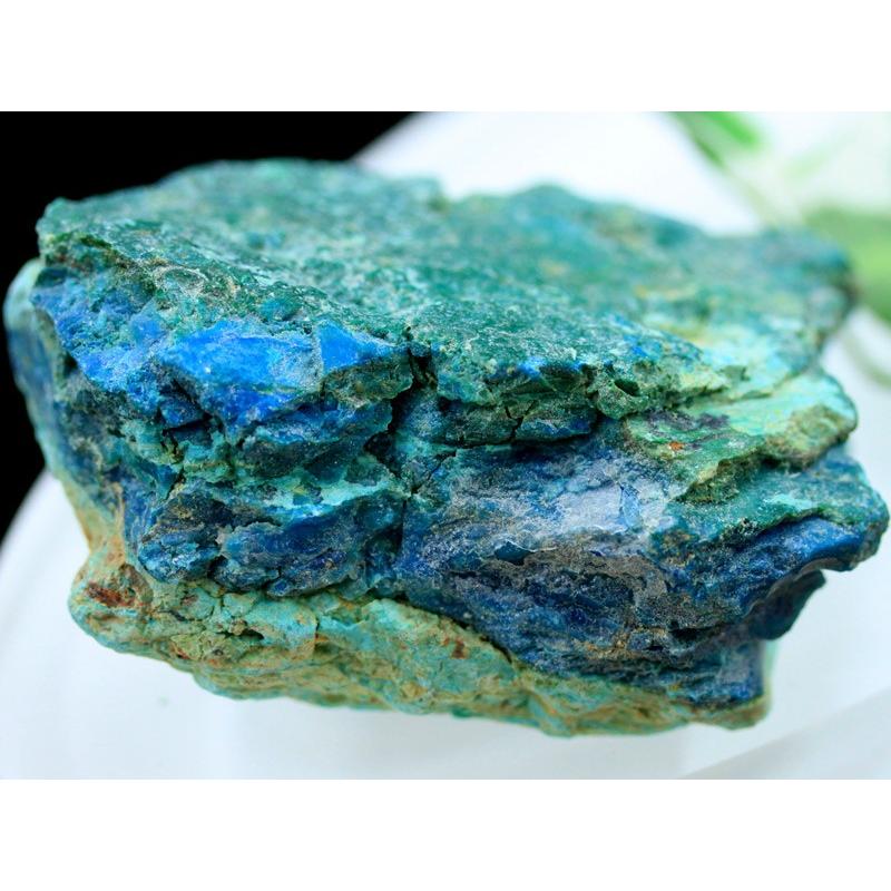 希少！高発色★人生に喜びをもたらす石★天然石/ブルーオパール(Blue Opal/蛋白石)/原石/154g/1個【ネコポス不可】【天然石/パワーストーン】【アメリカツーソ