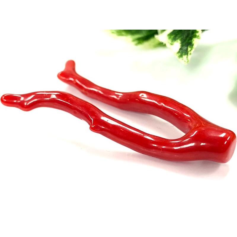 激レア！★完全天然！高発色レッド★高品質、地中海産★天然石/地中海産/胡渡珊瑚/天然赤珊瑚(レッドコーラル/胡渡珊瑚/紅さんご/サルジ/coral)/原木/1個【天然 アクセサリー