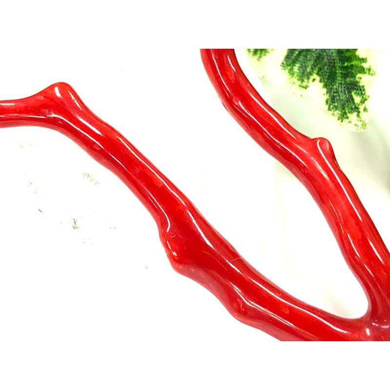 激レア！★完全天然！高発色レッド★高品質、地中海産★天然石/地中海産/胡渡珊瑚/天然赤珊瑚(レッドコーラル/胡渡珊瑚/紅さんご/サルジ/coral)/原木/1個【天然 アクセサリー