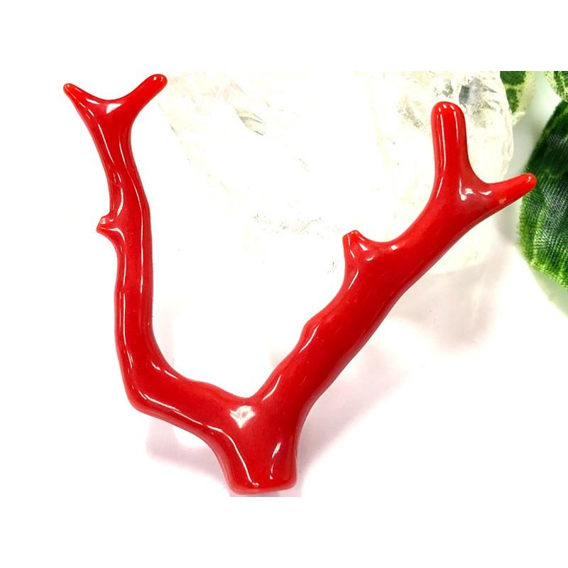 激レア！★完全天然！高発色レッド★高品質、地中海産★天然石/地中海産/胡渡珊瑚/天然赤珊瑚(レッドコーラル/胡渡珊瑚/紅さんご/サルジ/coral)/原木/1個【天然