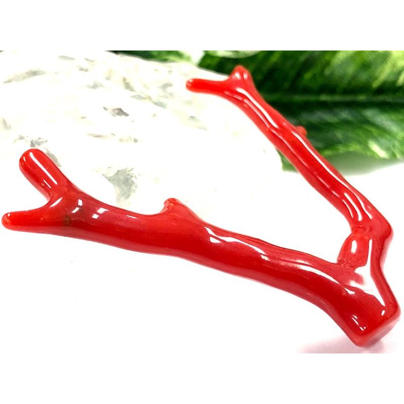 USED 激レア！★完全天然！高発色レッド★高品質、地中海産★天然石/地中海産/胡渡珊瑚/天然赤珊瑚(レッドコーラル/胡渡珊瑚/紅さんご/サルジ/coral)/原木/1個【天然 【2224329749】(11440円)