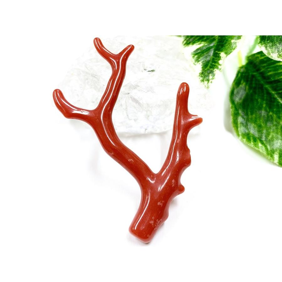 激レア！★完全天然！高発色レッド★高品質、地中海産★天然石/地中海産/胡渡珊瑚/天然赤珊瑚(レッドコーラル/胡渡珊瑚/紅さんご/サルジ/coral)/原木/1個【天然