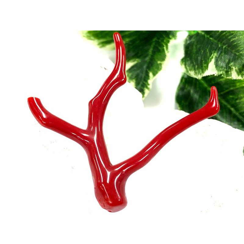 激レア！★完全天然！高発色レッド★高品質、地中海産★天然石/地中海産/胡渡珊瑚/天然赤珊瑚(レッドコーラル/胡渡珊瑚/紅さんご/サルジ/coral)/原木/1個【天然 アクセサリー