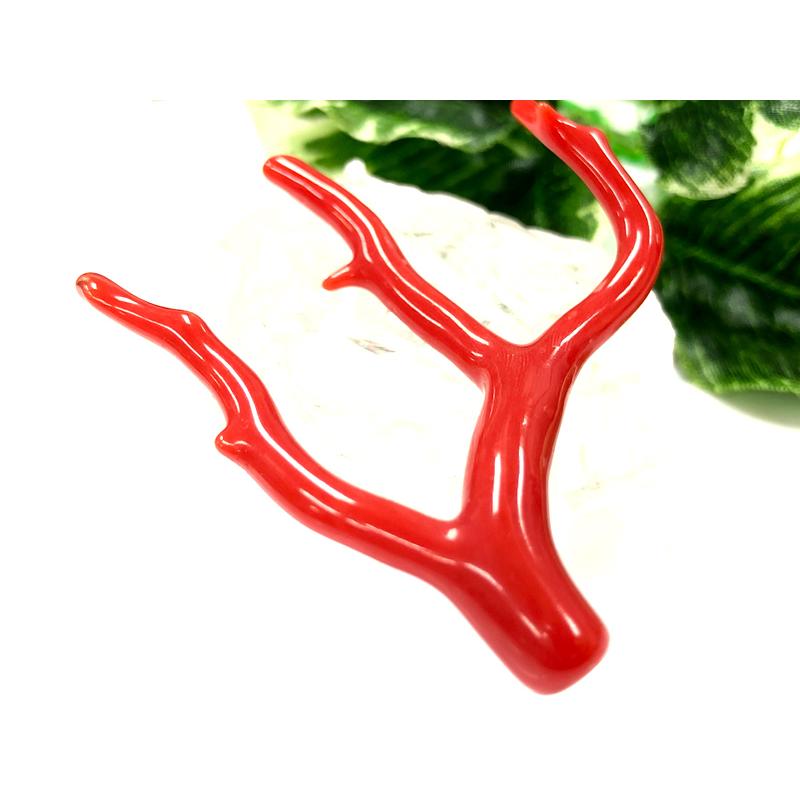 激レア！★完全天然！高発色レッド★高品質、地中海産★天然石/地中海産/胡渡珊瑚/天然赤珊瑚(レッドコーラル/胡渡珊瑚/紅さんご/サルジ/coral)/原木/1個【天然 アクセサリー