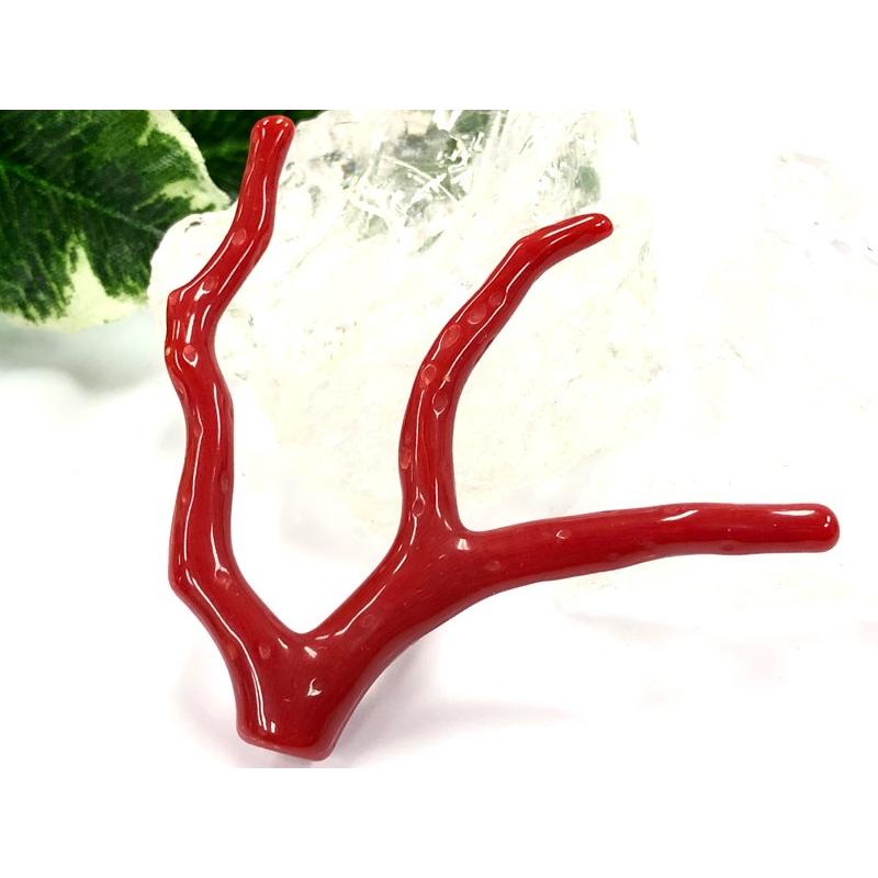 激レア！★完全天然！高発色レッド★高品質、地中海産★天然石/地中海産/胡渡珊瑚/天然赤珊瑚(レッドコーラル/胡渡珊瑚/紅さんご/サルジ/coral)/原木/1個【天然