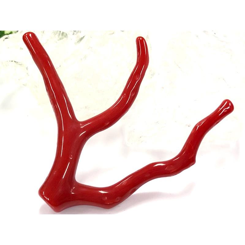 激レア！★完全天然！高発色レッド★高品質、地中海産★天然石/地中海産/胡渡珊瑚/天然赤珊瑚(レッドコーラル/胡渡珊瑚/紅さんご/サルジ/coral)/原木/1個【天然 アクセサリー