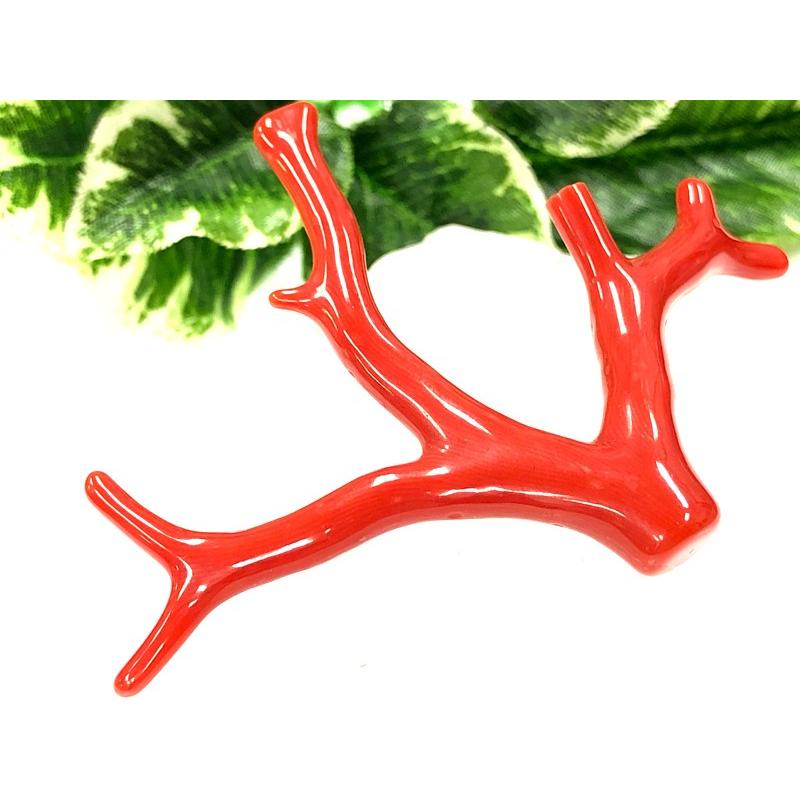 激レア！★完全天然！高発色レッド★高品質、地中海産★天然石/地中海産/胡渡珊瑚/天然赤珊瑚(レッドコーラル/胡渡珊瑚/紅さんご/サルジ/coral)/原木/1個【天然 アクセサリー