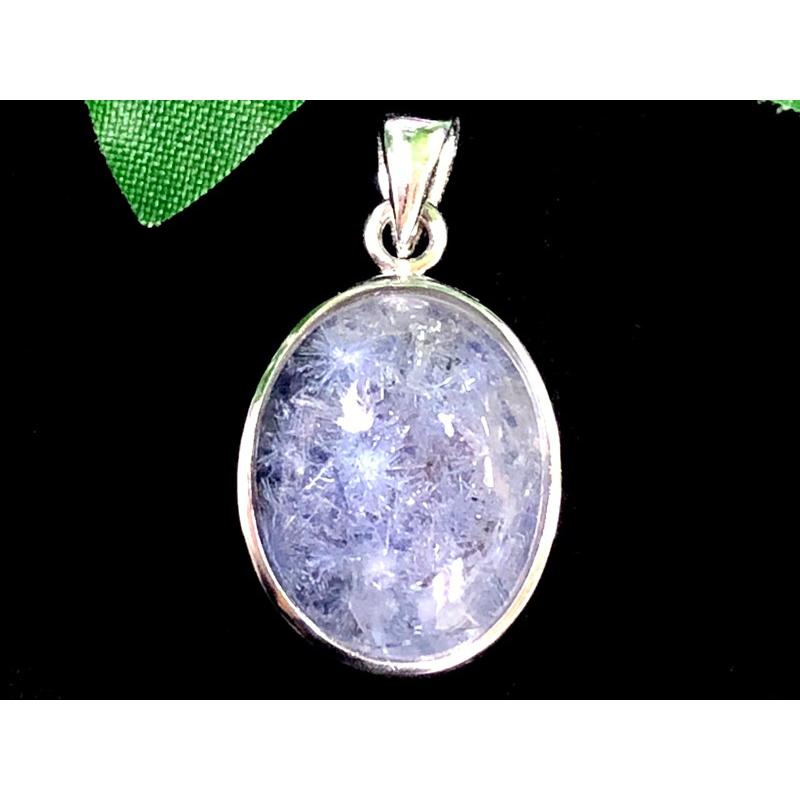 【国産】 【1点物】超プレミアストーン！★希少レアストーン！★天然石ペンダントトップ/silver925製/デュモルチェライトインクォーツ（Dumortierite/デュモルチェ石)/1 【2307721307】(11869円)