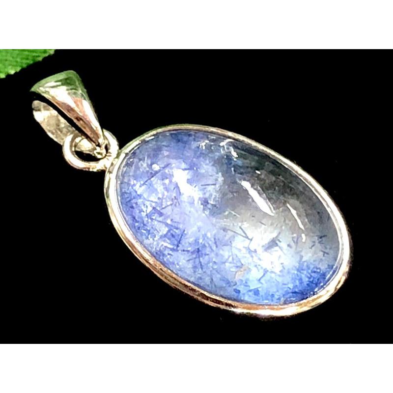 【1点物】超プレミアストーン！★希少レアストーン！★天然石ペンダントトップ/silver925製/デュモルチェライトインクォーツ（Dumortierite/デュモルチェ石)/1 Dumortierite/デュモルチェ石 デュモルチェライトインクォーツ