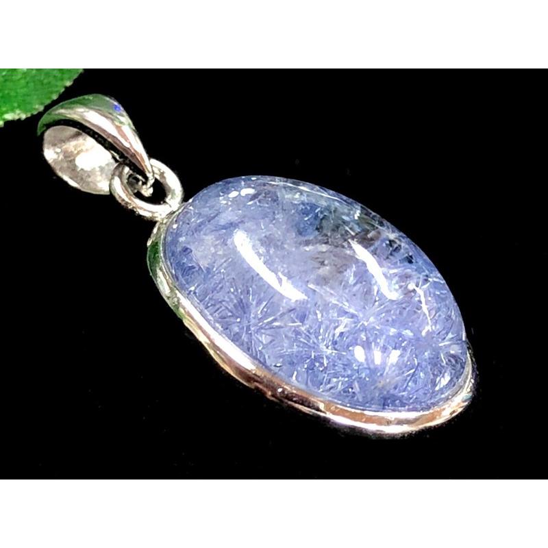 【1点物】超プレミアストーン！★希少レアストーン！★天然石ペンダントトップ/silver925製/デュモルチェライトインクォーツ（Dumortierite/デュモルチェ石)/1 Dumortierite/デュモルチェ石 デュモルチェライトインクォーツ