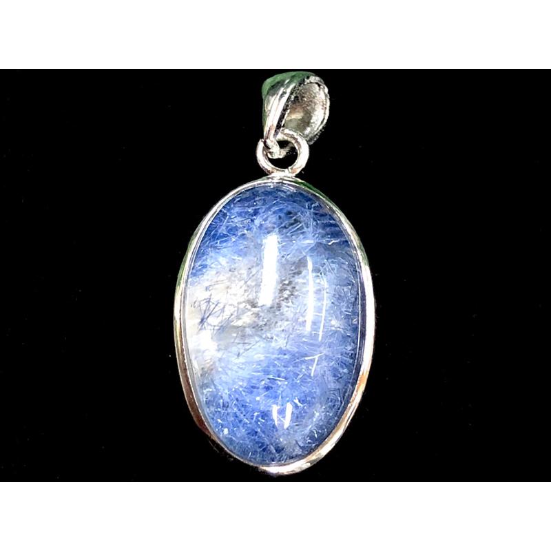 【1点物】超プレミアストーン！★希少レアストーン！★天然石ペンダントトップ/silver925製/デュモルチェライトインクォーツ（Dumortierite/デュモルチェ石)/1 Dumortierite/デュモルチェ石 デュモルチェライトインクォーツ