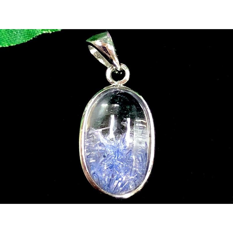 【超美品】 【1点物】超プレミアストーン！★希少レアストーン！★天然石ペンダントトップ/silver925製/デュモルチェライトインクォーツ（Dumortierite/デュモルチェ石)/1 【L1890655537】(9724円)