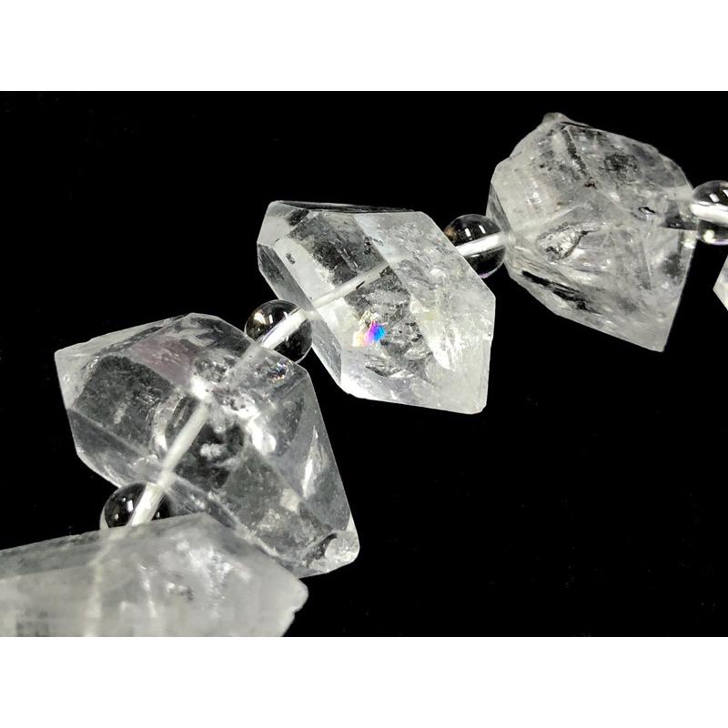 1点物 キラキラ 透明度バツグン ダイヤモンドの名前が付く水晶 Usaニューヨーク州ハーキマー地区産 天然石ブレスレット ハーキマーダイヤモンド 両頭 1 Masayan511 Shopooo By Gmo 通販 Yahoo ショッピング