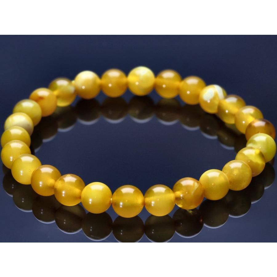 圧縮加工無し☆バルト海産☆蜂蜜色☆天然琥珀☆ブレスレット/天然