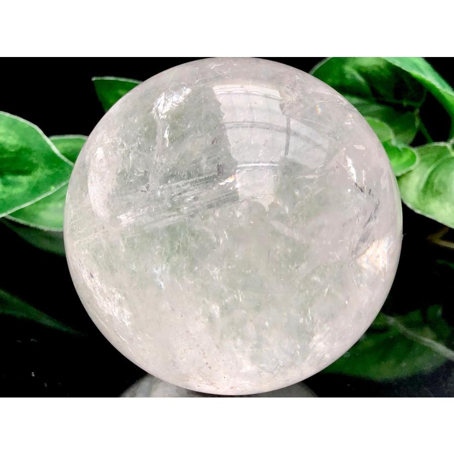 【1点物】虹入り★人気の丸玉！マダガスカル産★天然石/マダガスカル産レインボー水晶ボール（cristal/quartz/スフィア）/ラウンド/約75mm/1個【ネコポス不可】_5