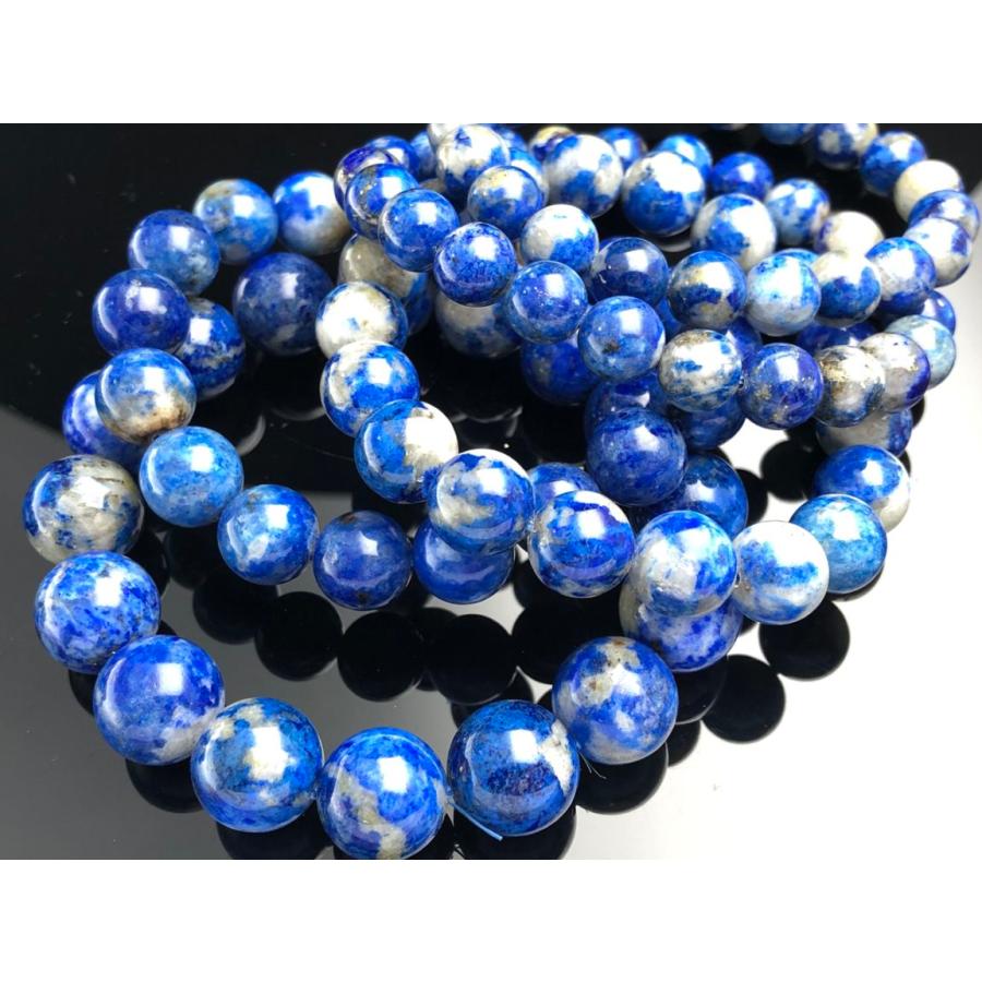 アフガニスタン産★アフガナイト（Afghanite/アフガン石）/ラウンド/約13mm/1個【天然石/パワーストーン】【アメリカツーソン・香港展示会・世界各地出展品買いの画像