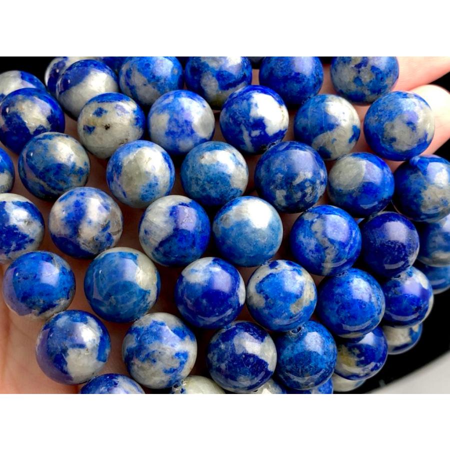アフガニスタン産★アフガナイト（Afghanite/アフガン石）/ラウンド/約13mm/1個【天然石/パワーストーン】【アメリカツーソン・香港展示会・世界各地出展品買いの画像