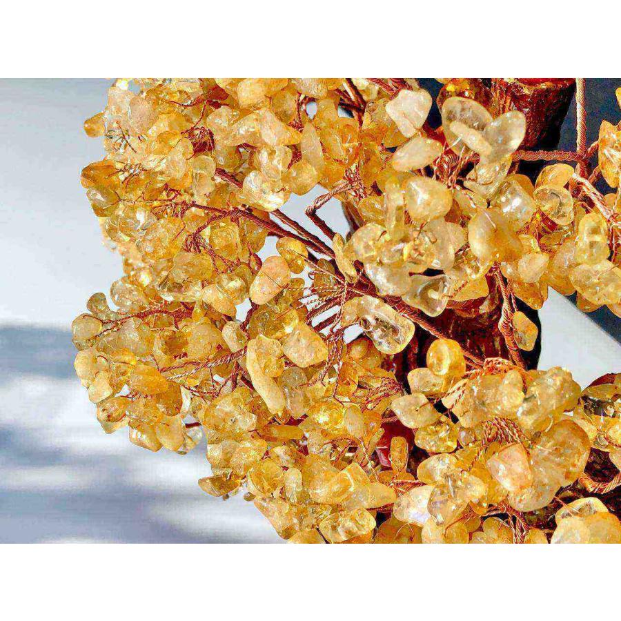 風水・インテリア★金運・商売繁盛★金のなる木★天然石/シトリン招財樹(黄水晶/Citrine)/特大/1個【天然石/パワーストーン】【アメリカツーソン・香港展示会・_6
