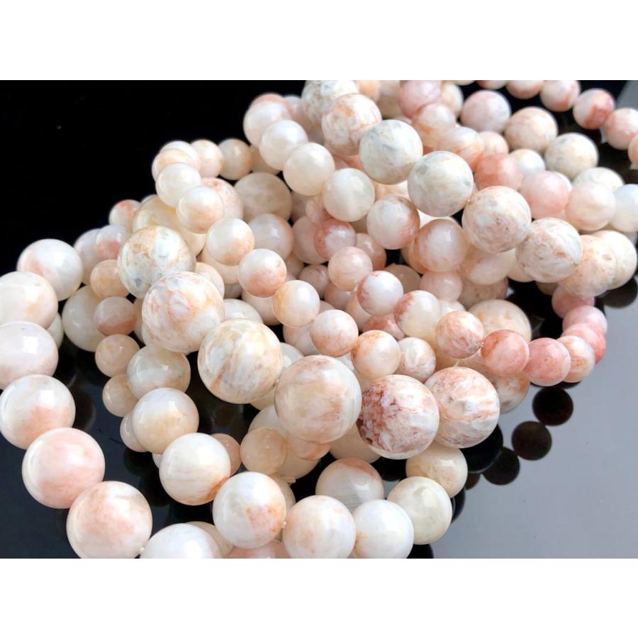 ガーデンクォーツ 14mm ブレスレット 幻想庭園 内包美 天然石 ザンビア産☆天然石ブレスレット/ベビーピンクガーデンクォーツ(garden