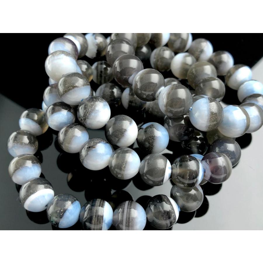 インド産★天然石ブレスレット/デザートオパール（Opal/蛋白石)/ラウンド/約12mm/1本【天然石/パワーストーン】【アメリカツーソン・香港展示会・世界各地出展品_1