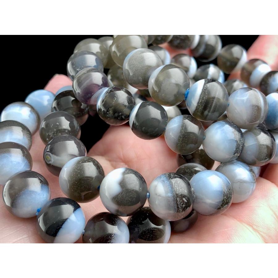 インド産★天然石ブレスレット/デザートオパール（Opal/蛋白石)/ラウンド/約12mm/1本【天然石/パワーストーン】【アメリカツーソン・香港展示会・世界各地出展品_2