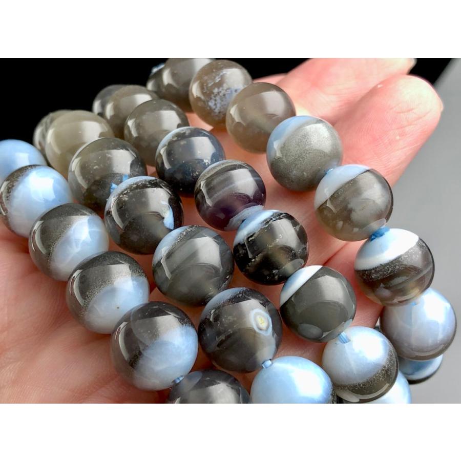 インド産★天然石ブレスレット/デザートオパール（Opal/蛋白石)/ラウンド/約12mm/1本【天然石/パワーストーン】【アメリカツーソン・香港展示会・世界各地出展品_3