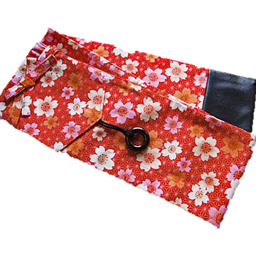 剣道 竹刀袋 剣道具竹刀袋 3本入り 麻の葉に桜 赤 合皮 黒 小室久美子 Idan Online Co Il