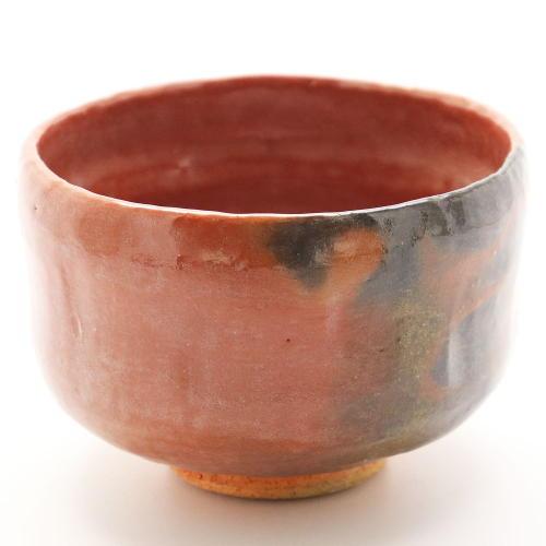 抹茶碗 赤楽茶碗 佐々木松楽 作 通年物 春夏秋冬 茶道具 茶器 茶筅 茶碗 棗 古帛紗 袱紗 茶巾 炭道具 灰 茶道具類 柄杓 水指 掛け軸 茶の湯道具 抹茶 お点前_2