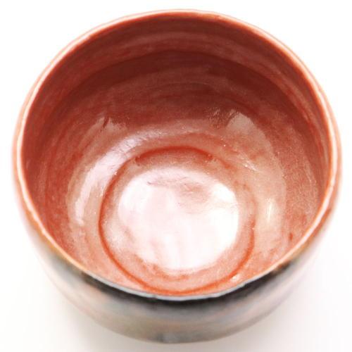 抹茶碗 赤楽茶碗 佐々木松楽 作 通年物 春夏秋冬 茶道具 茶器 茶筅 茶碗 棗 古帛紗 袱紗 茶巾 炭道具 灰 茶道具類 柄杓 水指 掛け軸 茶の湯道具 抹茶 お点前_8