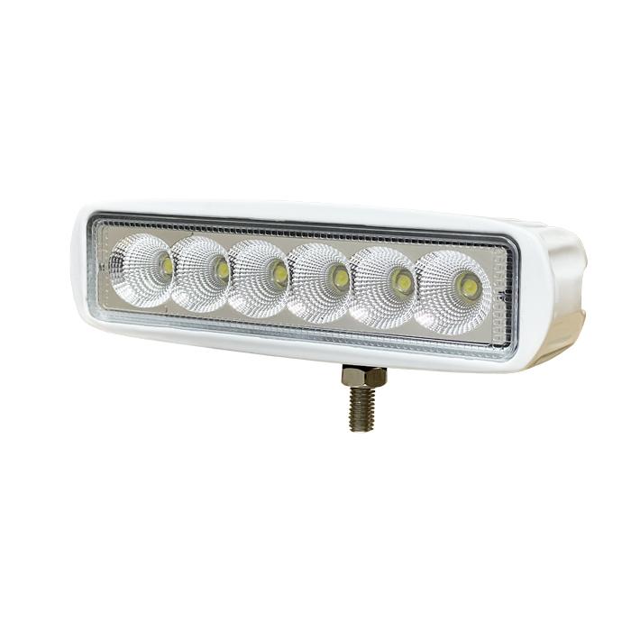 18W タイヤ灯 補助灯 LED ワークライト 【黒色/白選択可能・1台 
