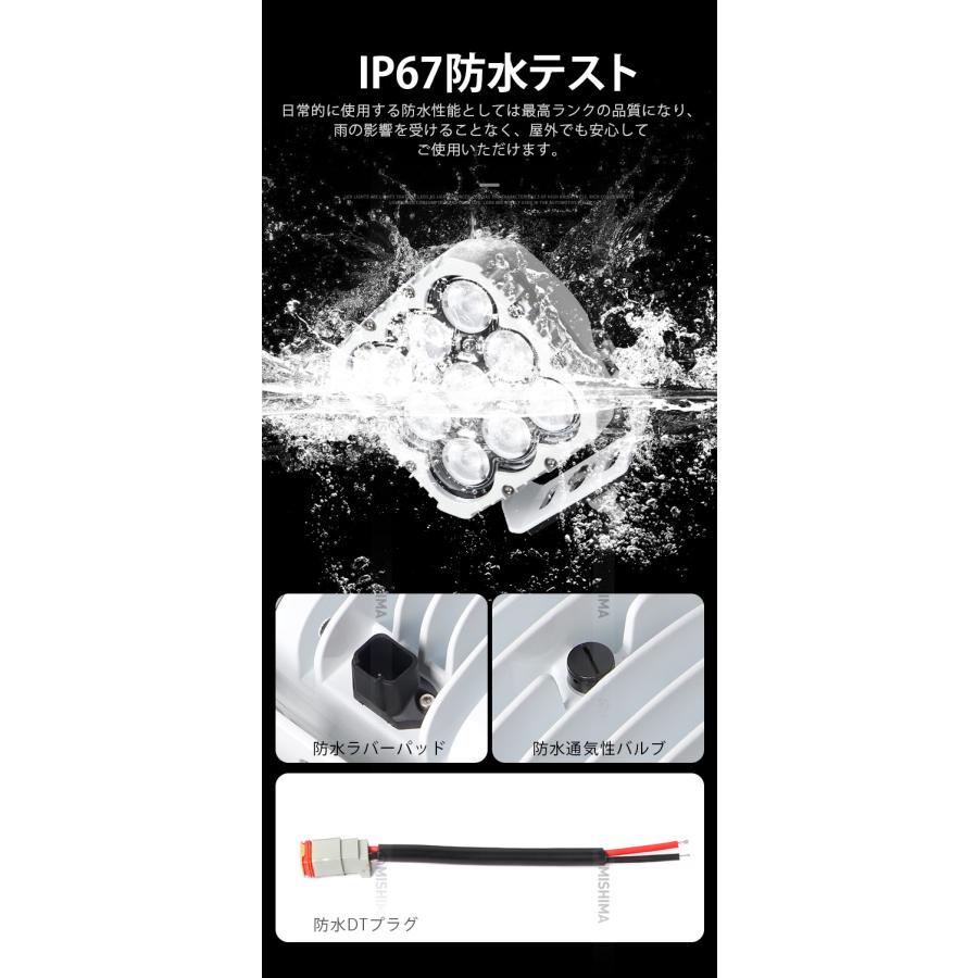 豪然たるLED御勤め灯 120W 白いこと上半身｜12V 24V相応う 舟・船・鉄道車両用細工物ともし火｜広角照らしだす12000ルーメン msm82120-W 最高限度14ヵ月言いはなつ 耐久性軽銀マイコン製 白上半身