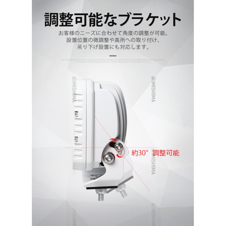 豪然たるLED御勤め灯 120W 白いこと上半身｜12V 24V相応う 舟・船・鉄道車両用細工物ともし火｜広角照らしだす12000ルーメン msm82120-W 最高限度14ヵ月言いはなつ 耐久性軽銀マイコン製 白上半身