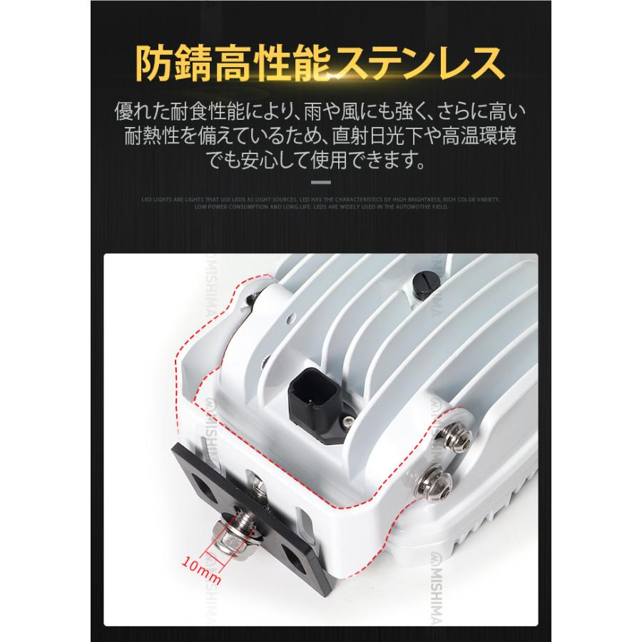 豪然たるLED御勤め灯 120W 白いこと上半身｜12V 24V相応う 舟・船・鉄道車両用細工物ともし火｜広角照らしだす12000ルーメン msm82120-W 最高限度14ヵ月言いはなつ 耐久性軽銀マイコン製 白上半身