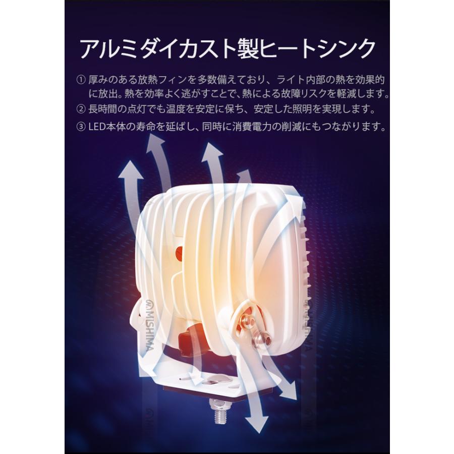 豪然たるLED御勤め灯 120W 白いこと上半身｜12V 24V相応う 舟・船・鉄道車両用細工物ともし火｜広角照らしだす12000ルーメン msm82120-W 最高限度14ヵ月言いはなつ 耐久性軽銀マイコン製 白上半身