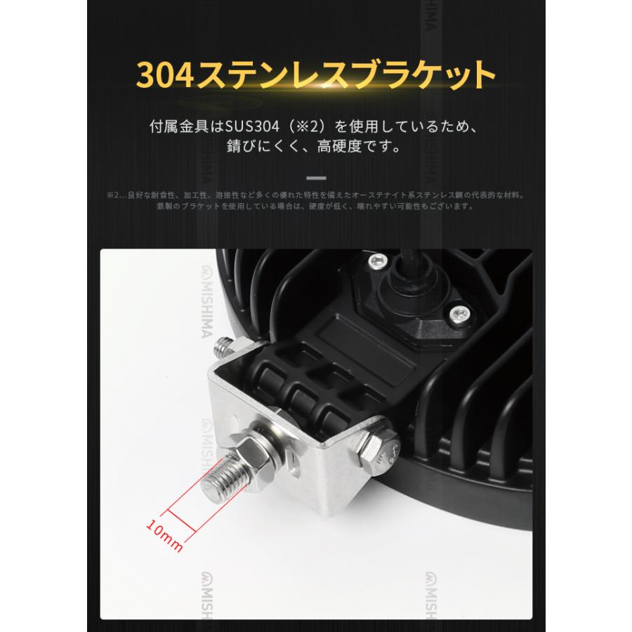 led作業灯ワークライト led作業灯12v【4台・楕円型40W／最大14