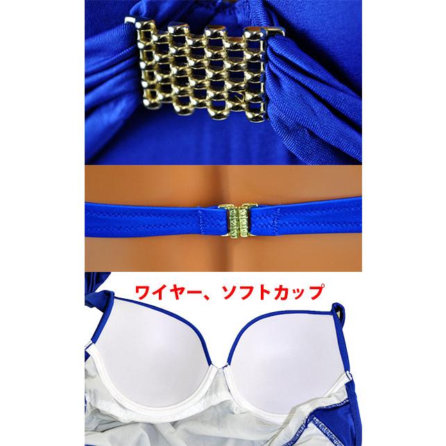 インポート水着 JOLIDON F2439 水着ワンピース ブルー B、C、Dカップ_5